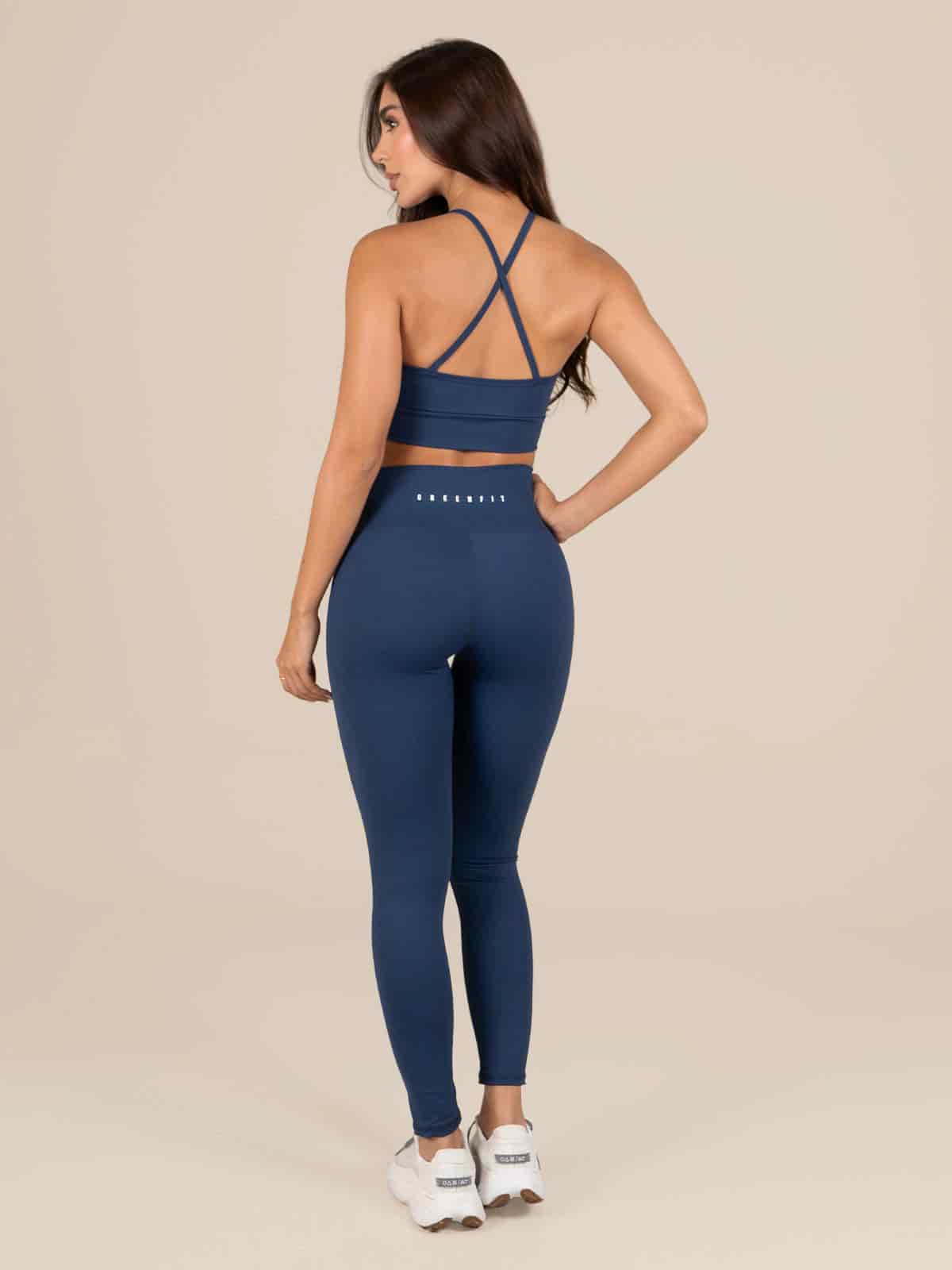 Palmas leggins set azul petroleo oscuro - miniatura 3
