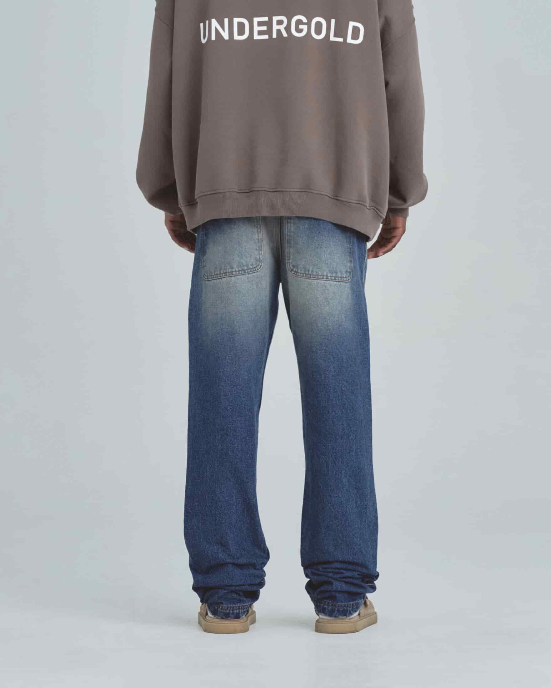 Line Basic Slim Fit Jeans Mid Blue - miniatura 7
