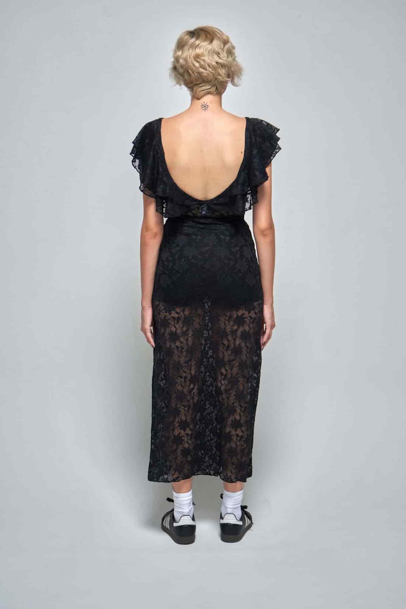 MIZU BLACK DRESS - miniatura 23
