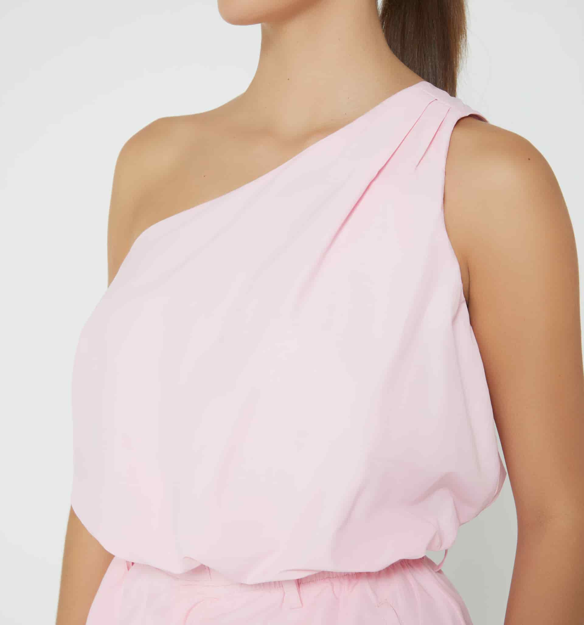 Blusa globo un solo hombro - miniatura 3