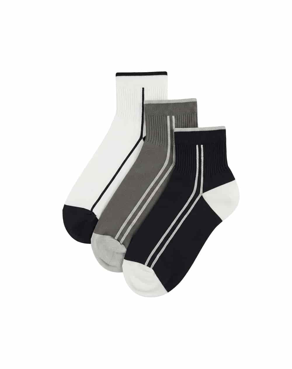 3 pares de medias cortas surtido hombre - miniatura 1