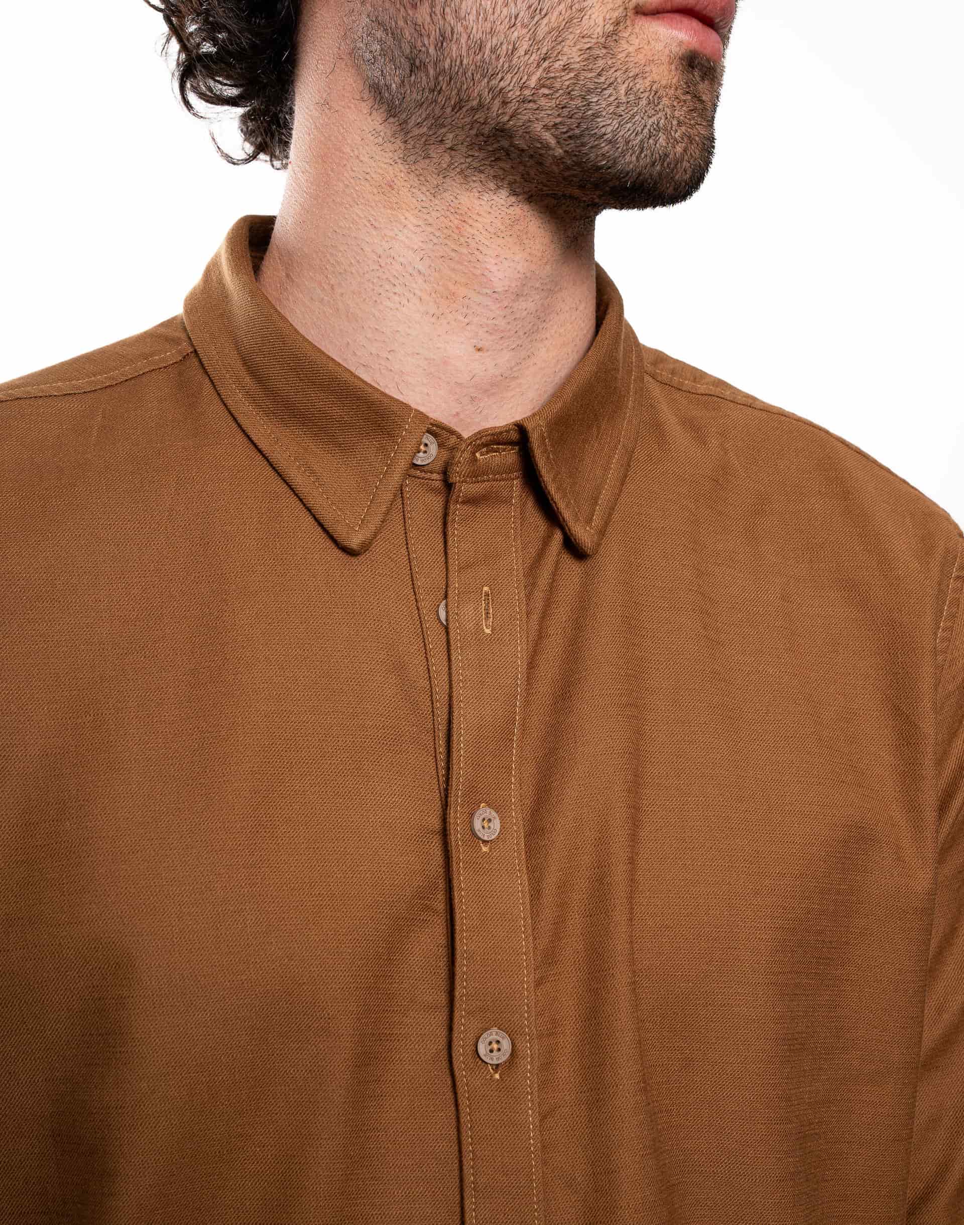 Camisa Manga Larga Efecto Lino - miniatura 3