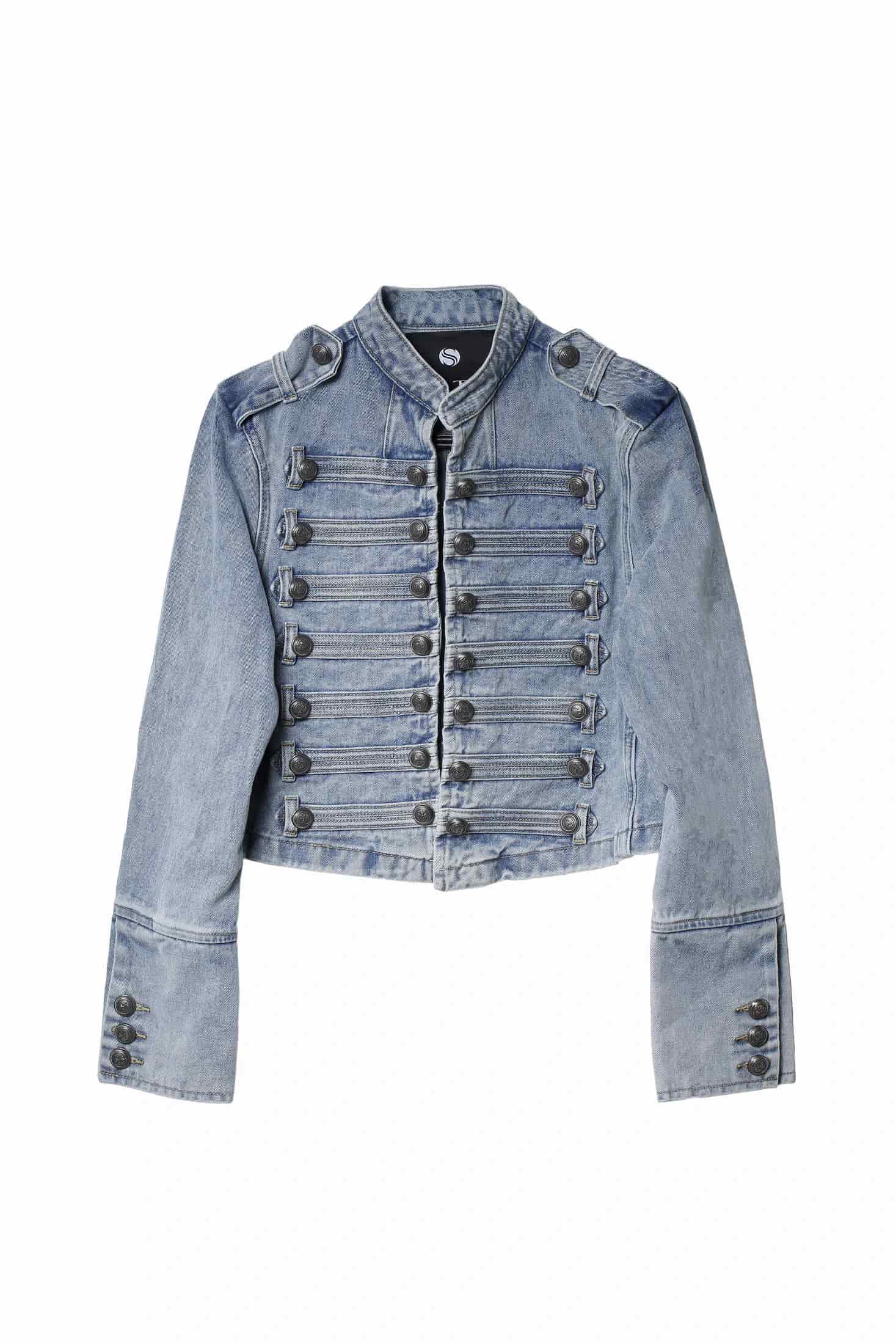 DENIM NAPOLEON JACKET - miniatura 2