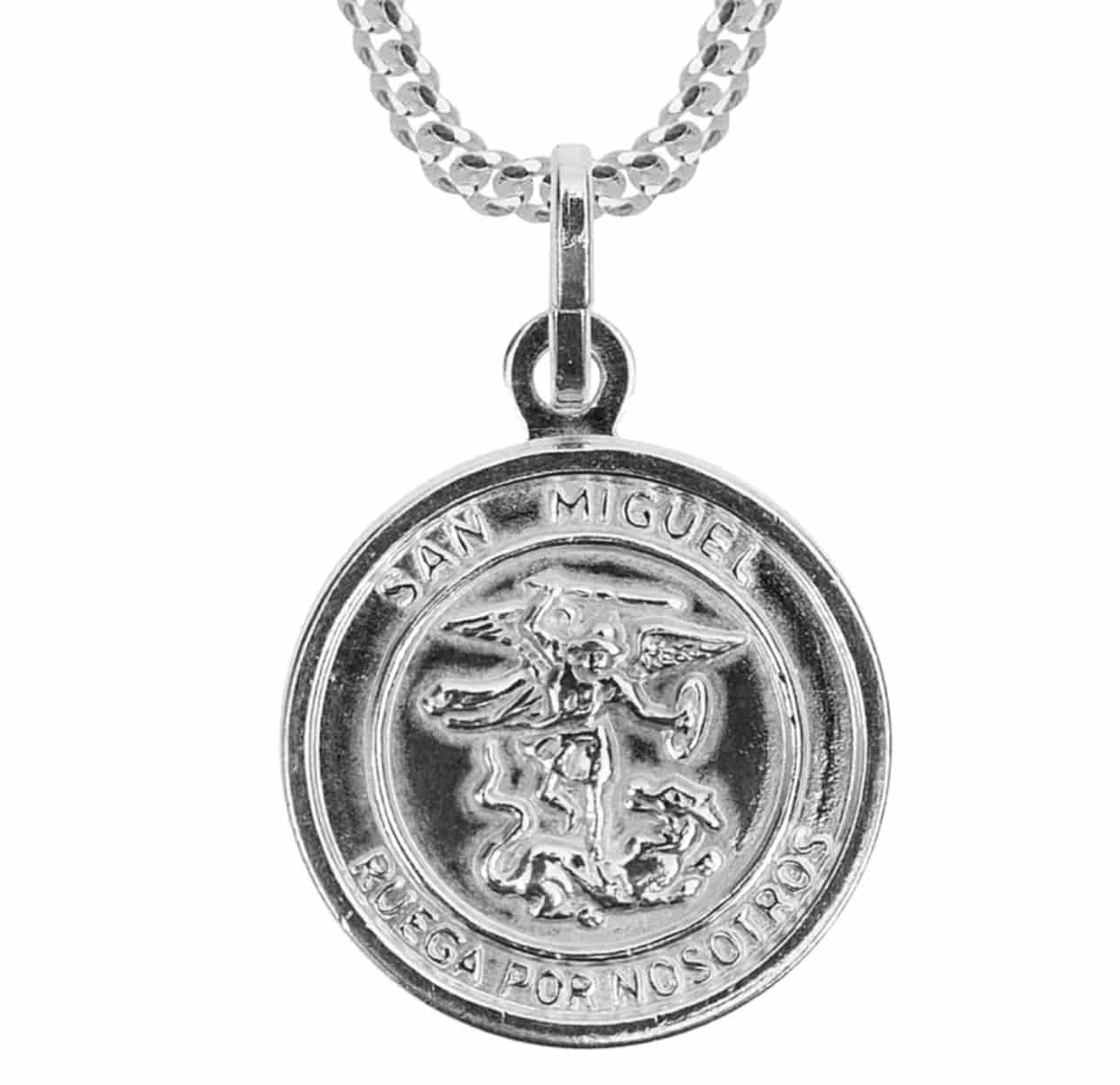 ARCÁNGEL SAN MIGUEL | CADENA EN PLATA LEY 925 - miniatura 2