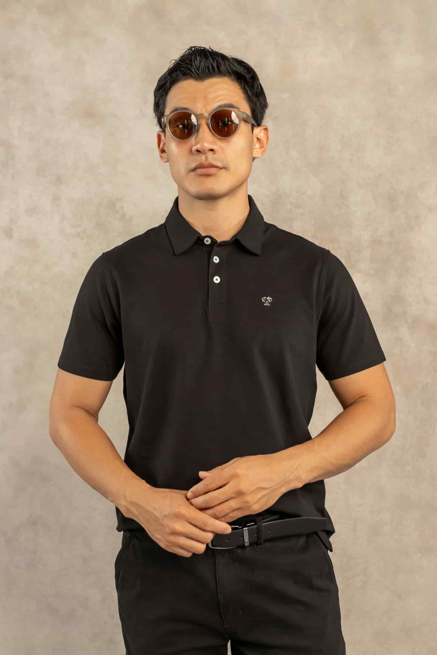Polo Antimanchas Negra - miniatura 4