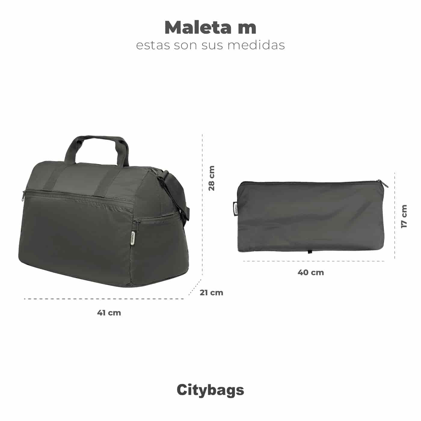 Maleta M ULTRA Plegable Estampado Salpicon Citybags - miniatura 5