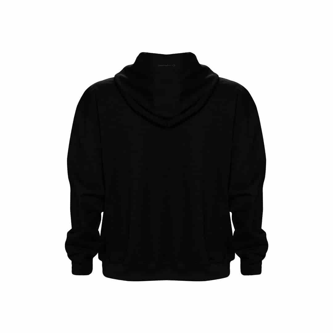 Buzo Hoodie Oversize Negro | Basics Chrome - miniatura 3
