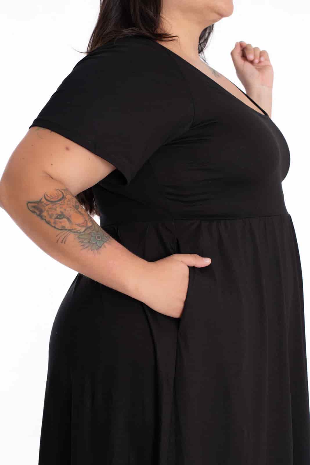 Vestido Vanessa Negro - miniatura 4