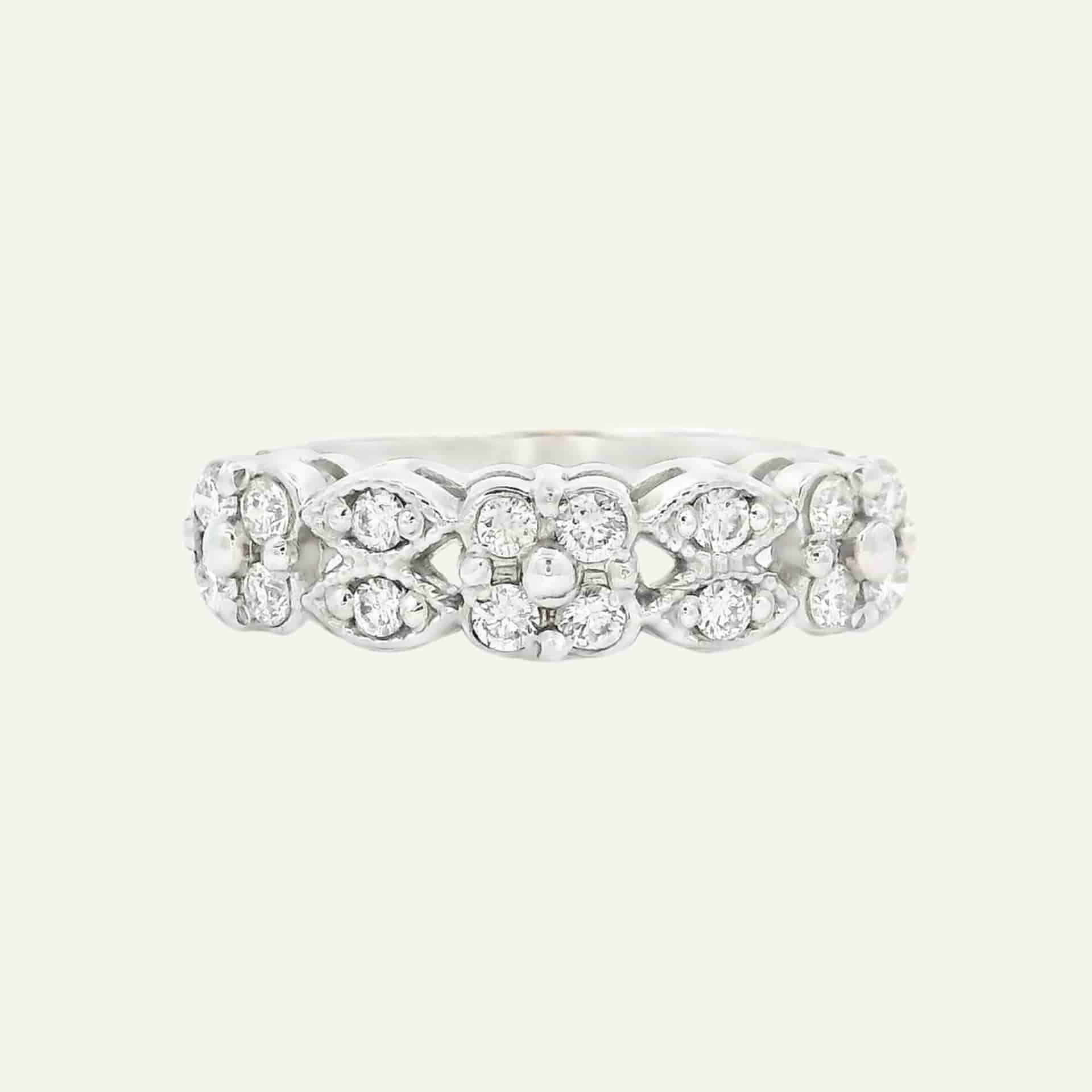 Anillo Flores Antique - miniatura 1