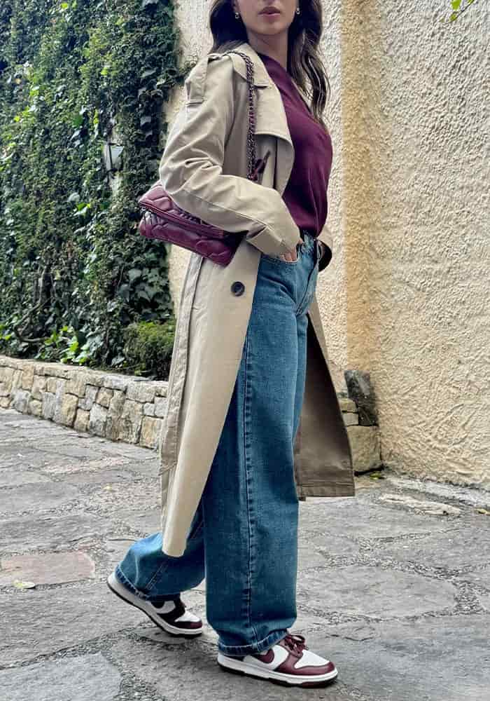 Jean Rígido Wide Leg Balloon para Mujer con Dirty - miniatura 2