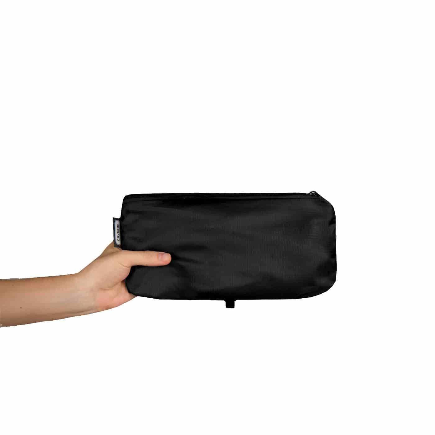Bolso City Manos Libres Plegable Negro - miniatura 2