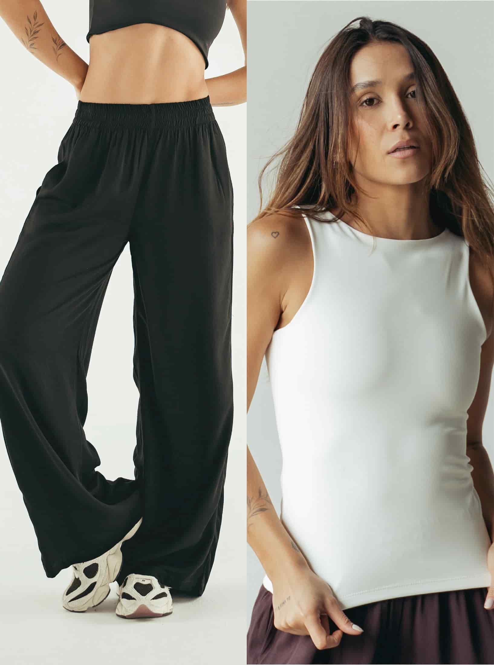 Pack Palazzo Black + Tank Top - miniatura 1