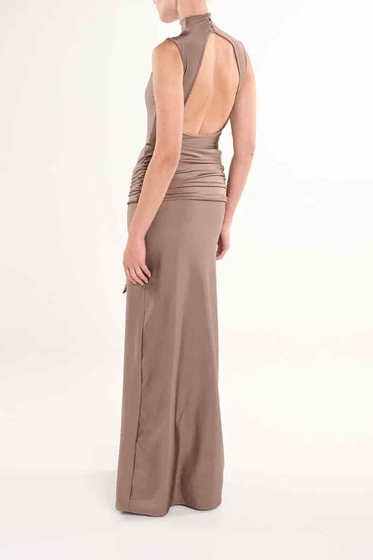 SEPPIA ASIL LONG DRESS - miniatura 2