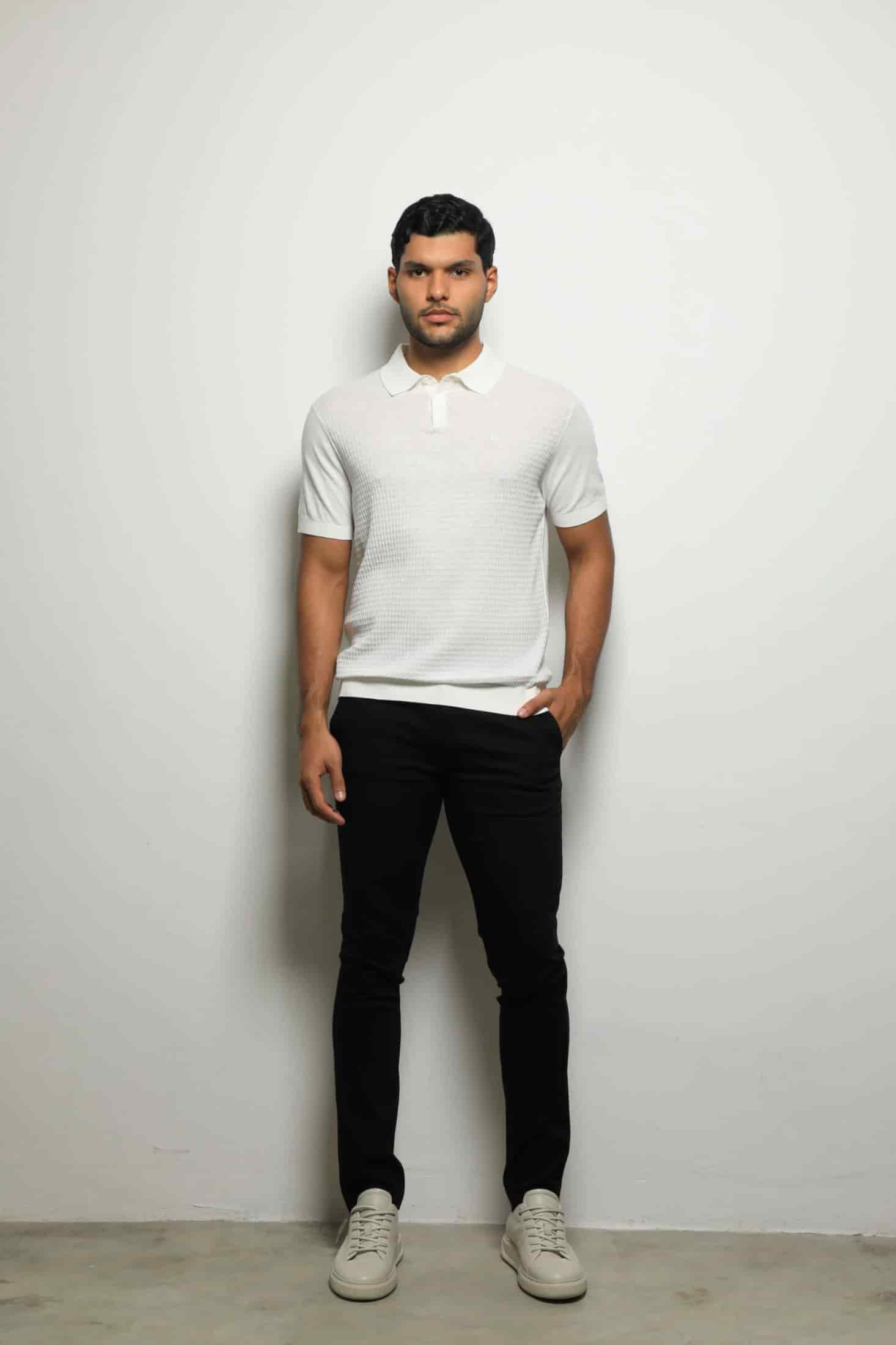 Suéter Tejido Fashion Blanco - miniatura 1