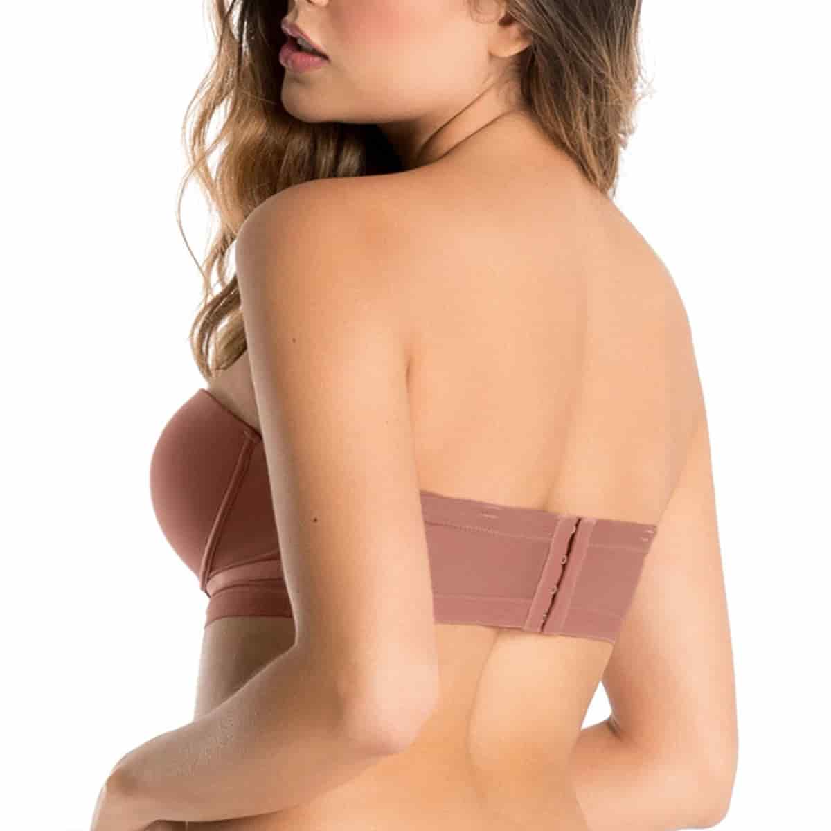 BRASIER STRAPLESS CON POWERNET EN ESPALDA - miniatura 5