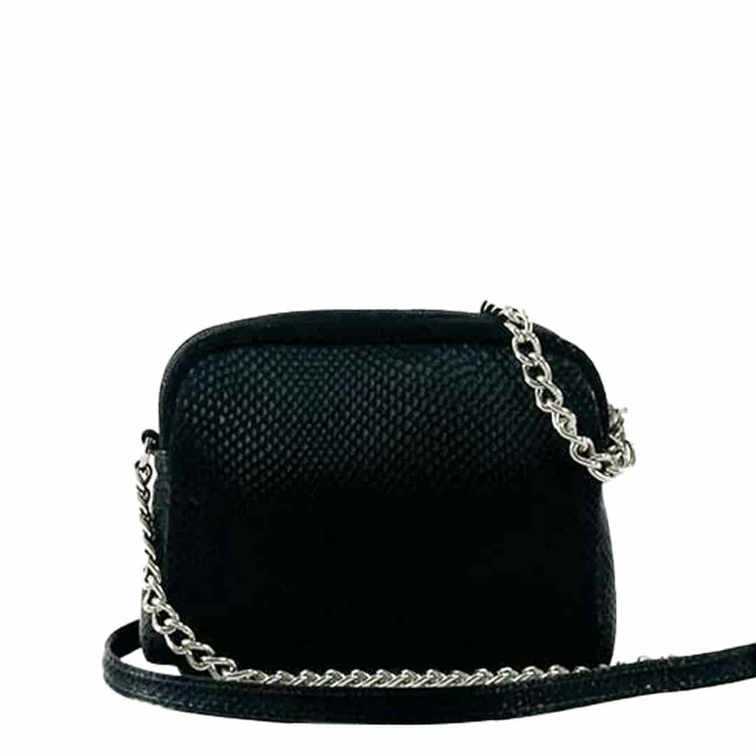 Manos Libres para Mujer Mykonos Negro con Cargadera de Cadena Cobra Noir - miniatura 3
