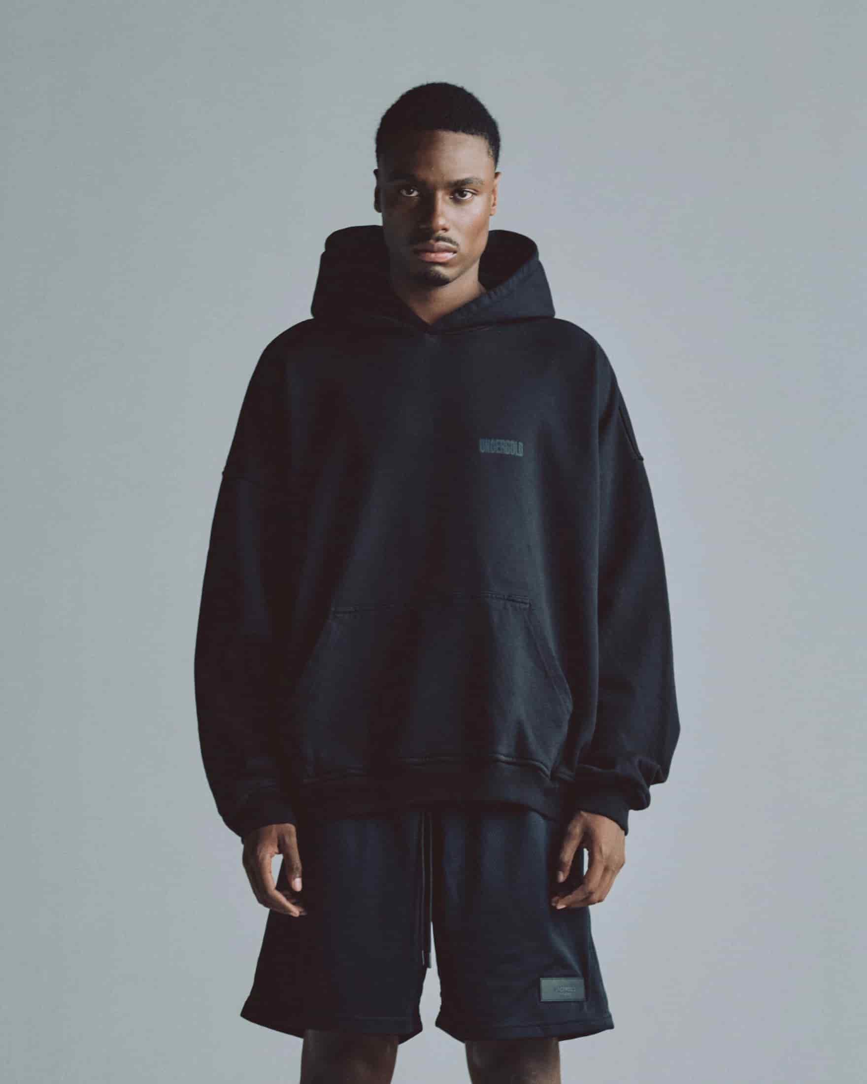 Basics Undergold Hoodie Black - miniatura 2