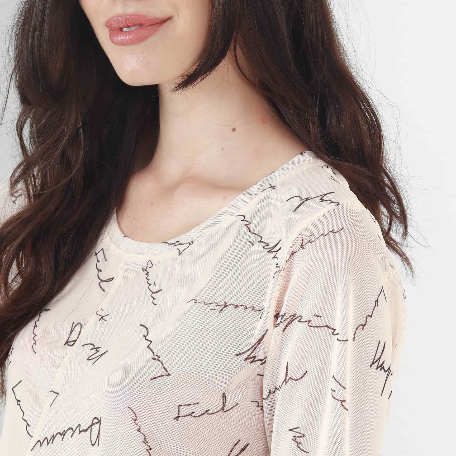 Camiseta Cuello Redondo Manga Al Codo - miniatura 2