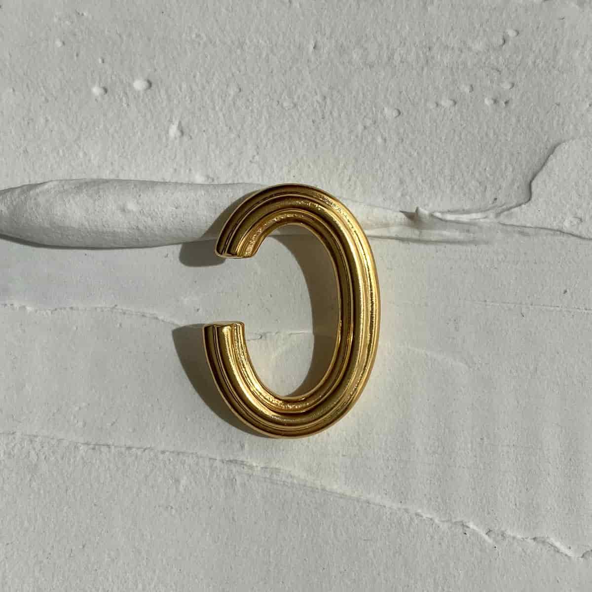 EAR CUFF PARALLEL ORO - miniatura 1