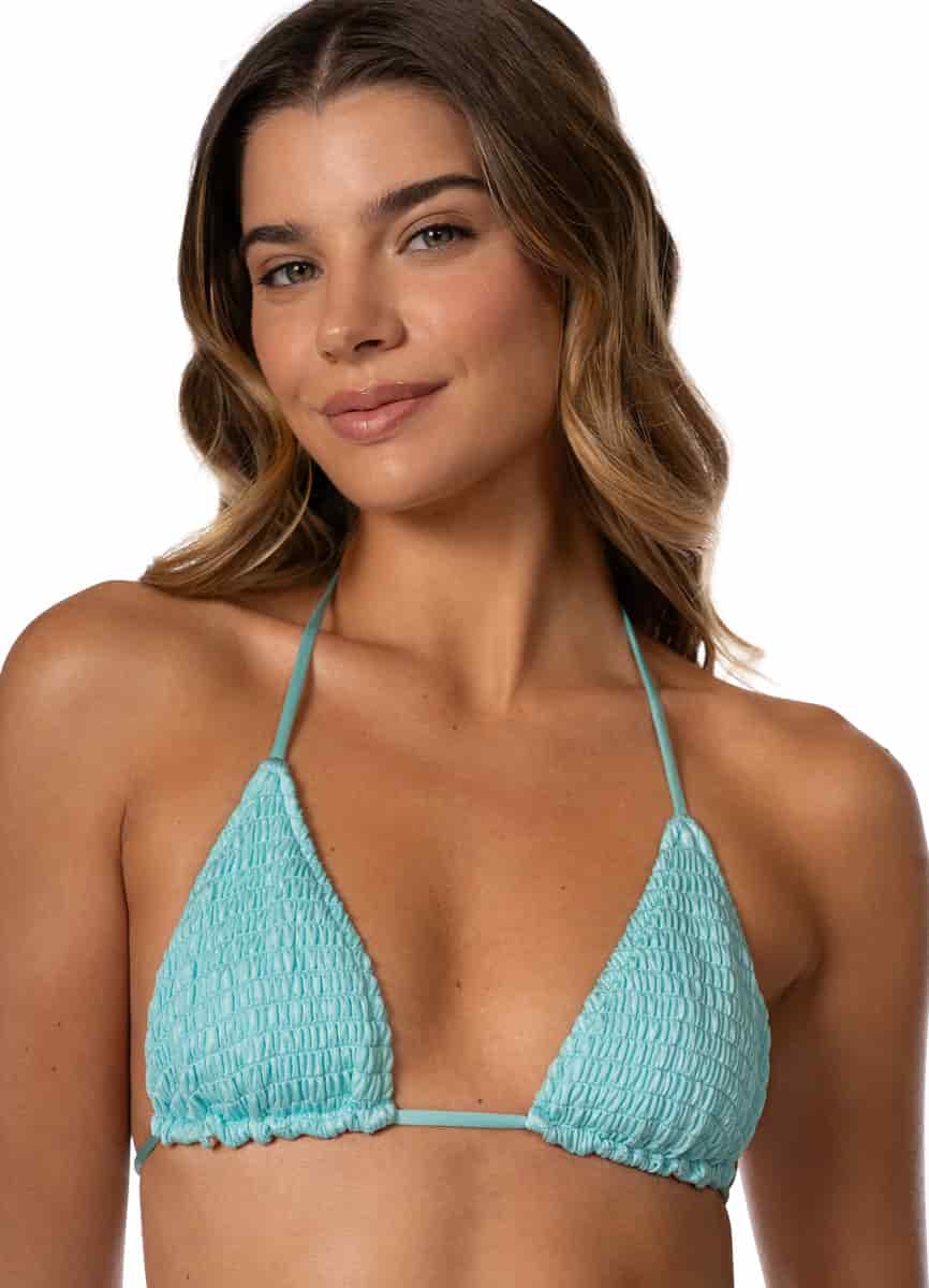 Maaji Indigo Veil Balmy Sliding Triangle Bikini Top - miniatura 2