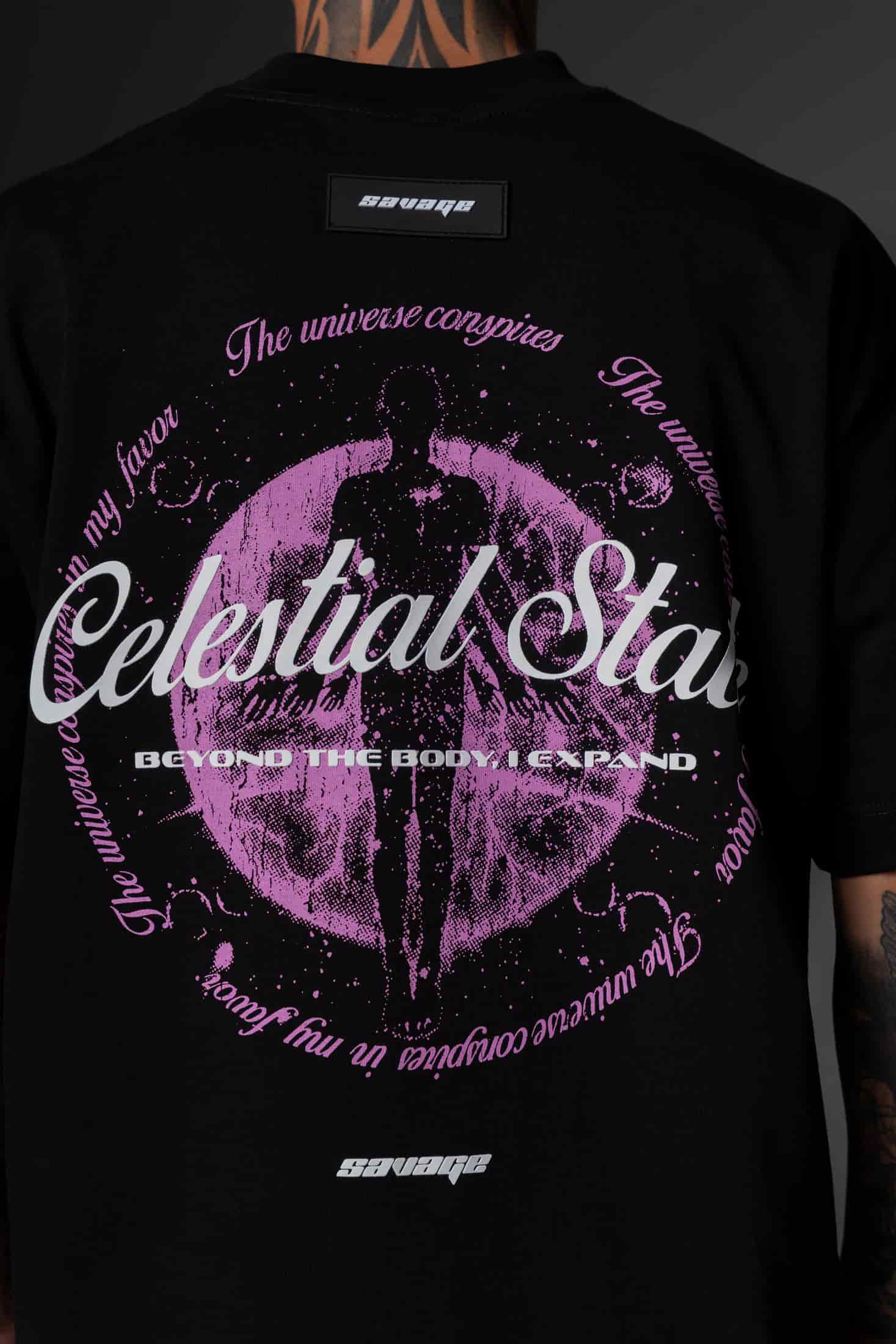 T shirt Celestial rosa 250 gramos - miniatura 6