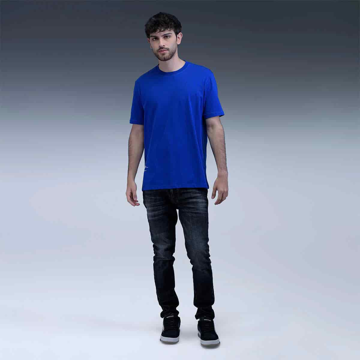 Camiseta Regular Azul - miniatura 4