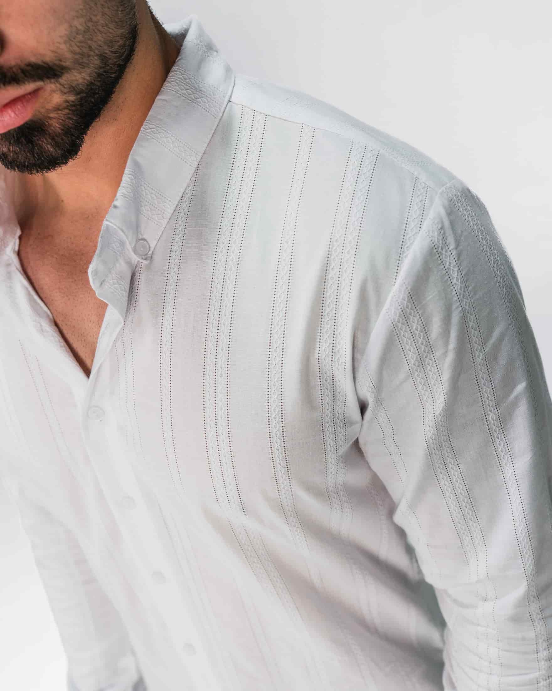 Camisa Artesana Blanca - miniatura 4