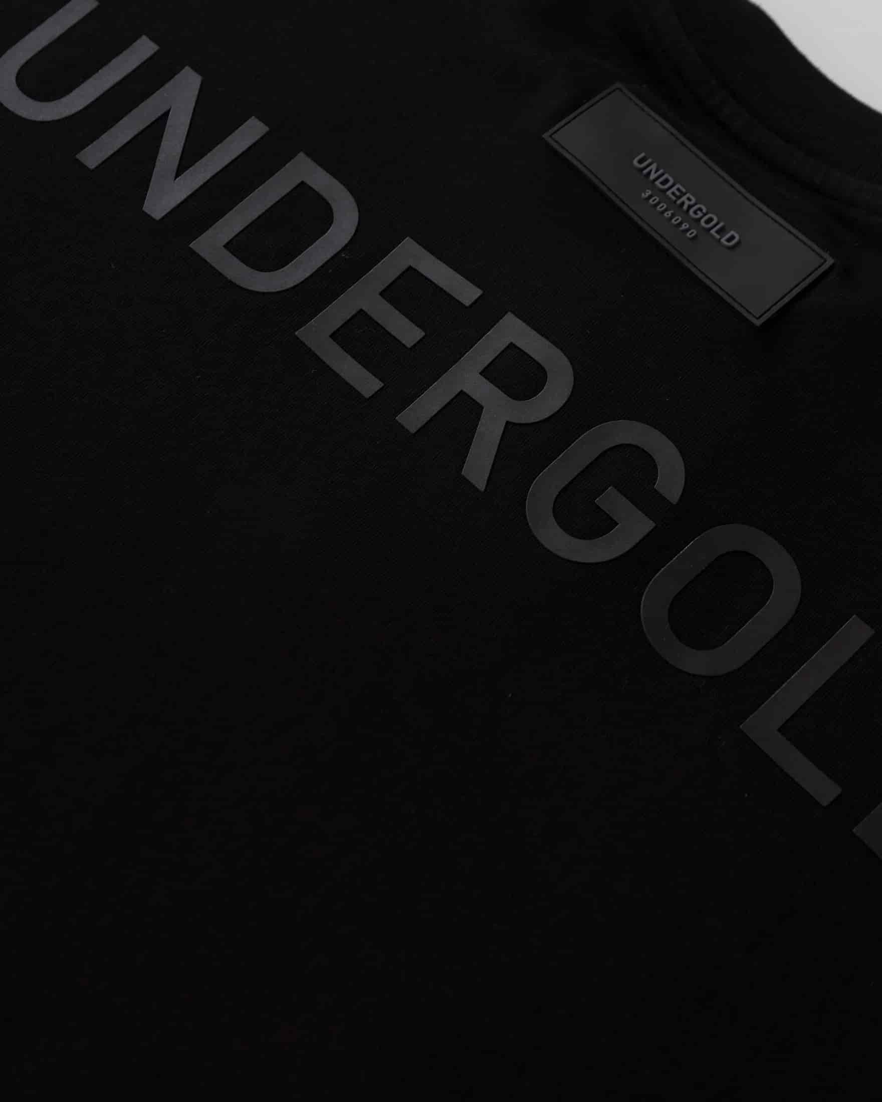 Line Logo Long Sleeve Boxy Fit Tshirt Black - miniatura 4