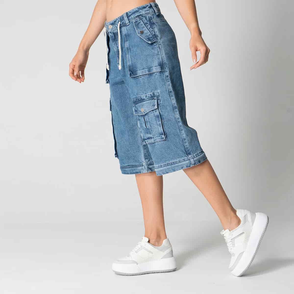 Pantalon Denim Jogger Convertible Fear - miniatura 10