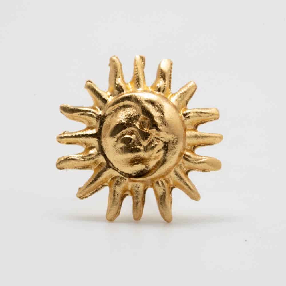 Aretes Topo Sol de Rumbo - miniatura 3