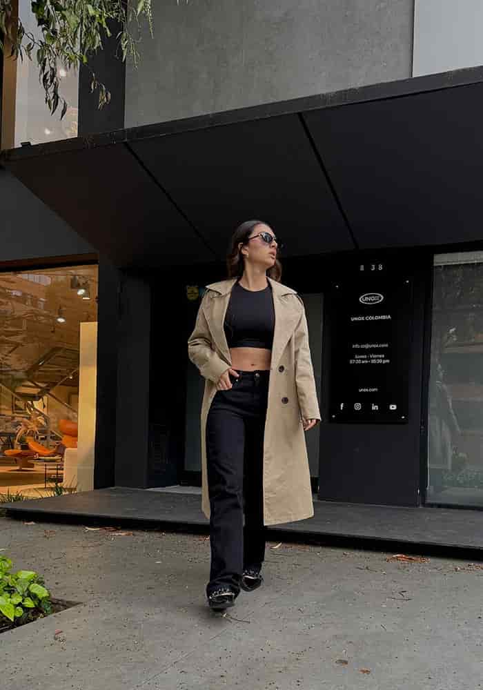Jeans Straight Leg Negro - miniatura 7