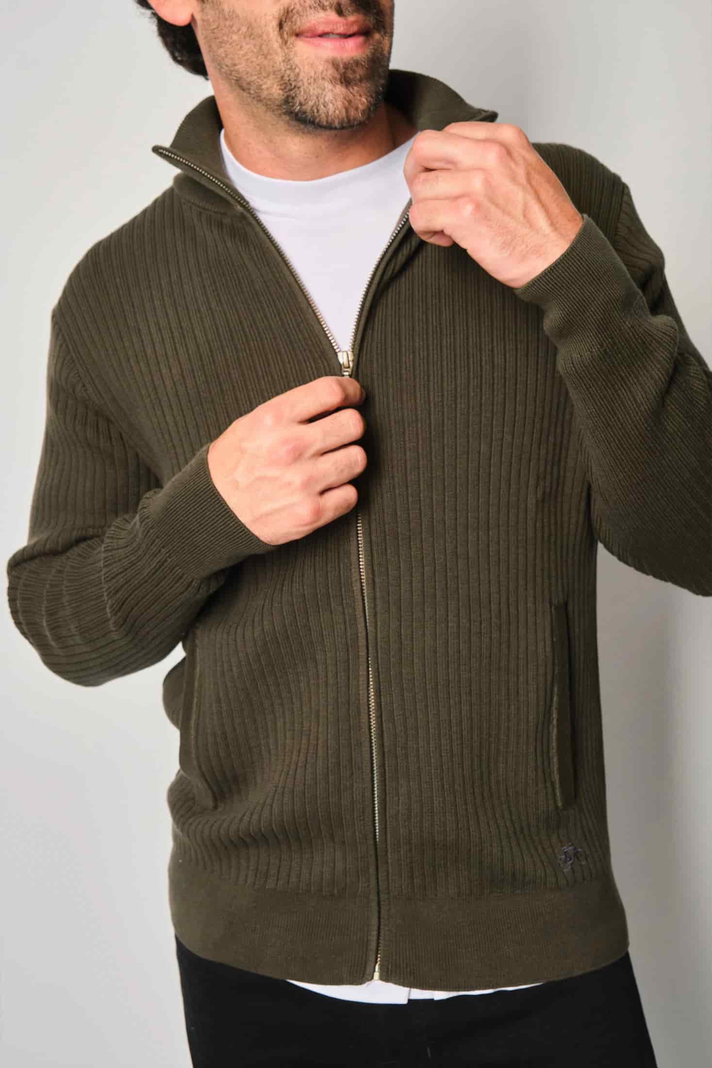 SACO LINED FULL ZIP MILITAR - miniatura 1