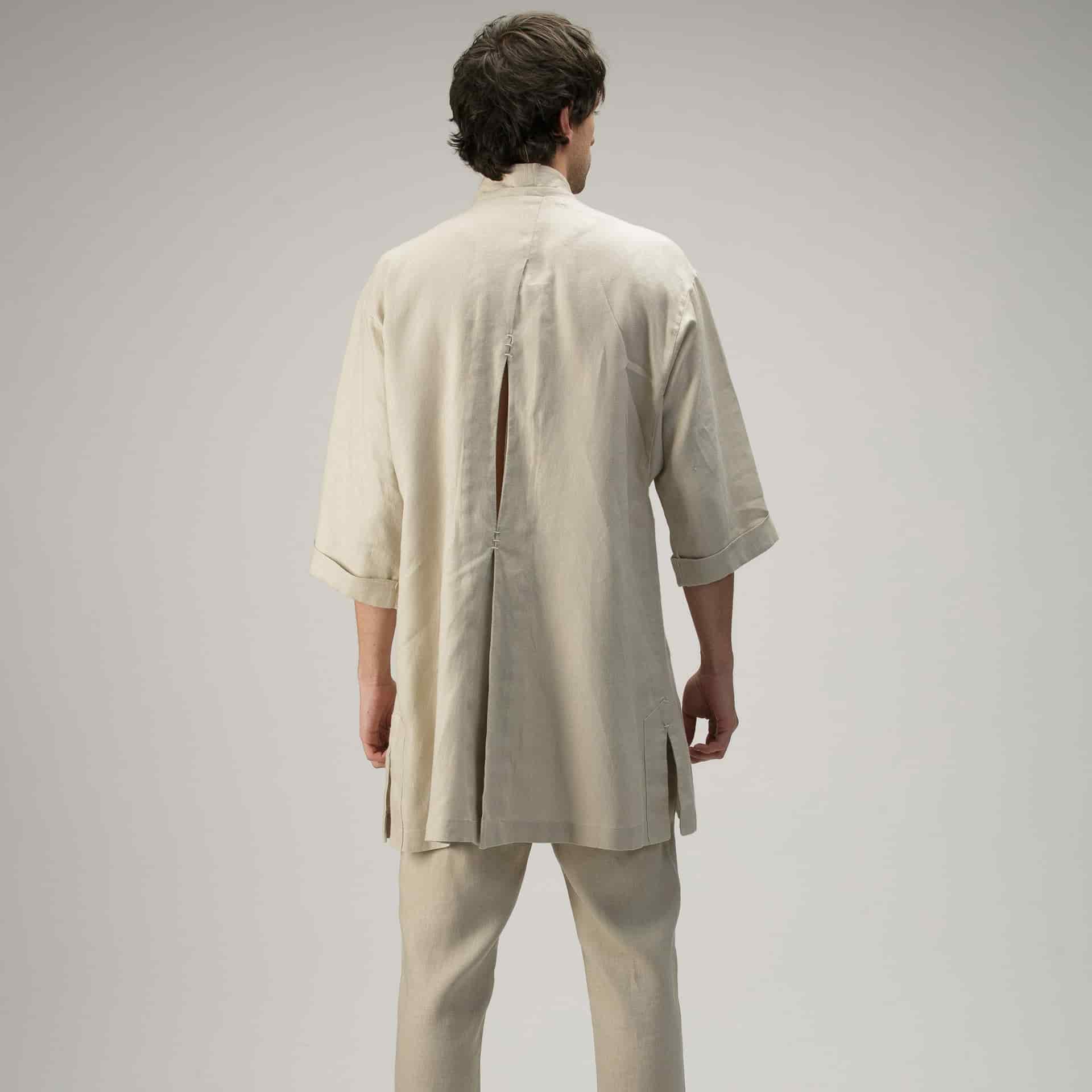 Kimono Cruzado - Natural - miniatura 5