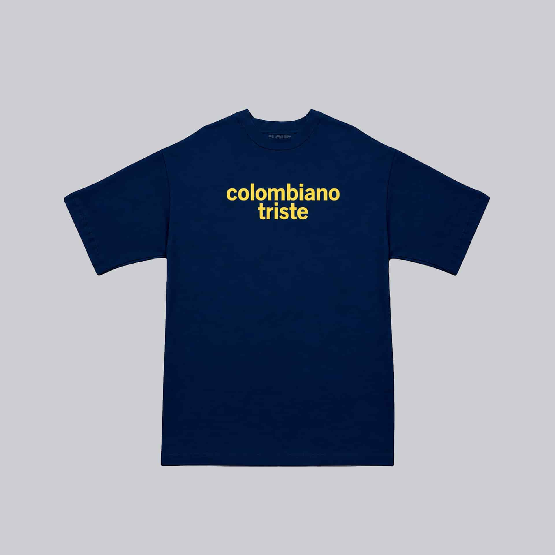 Camiseta colombiano triste navy - miniatura 1