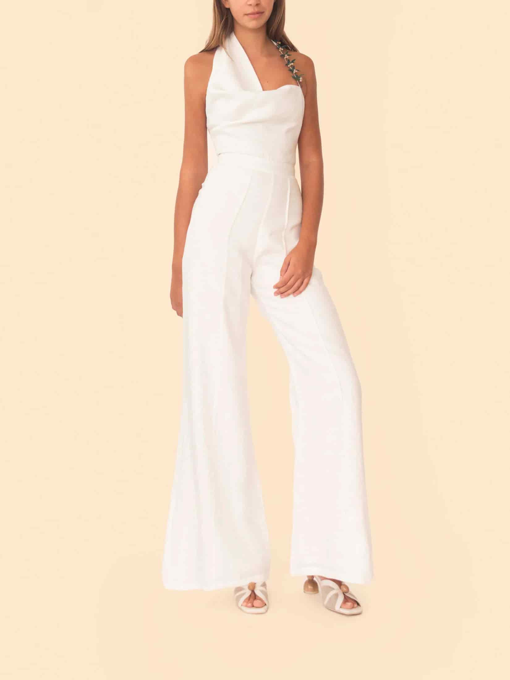 ZANE JUMPSUIT IVORY - miniatura 4