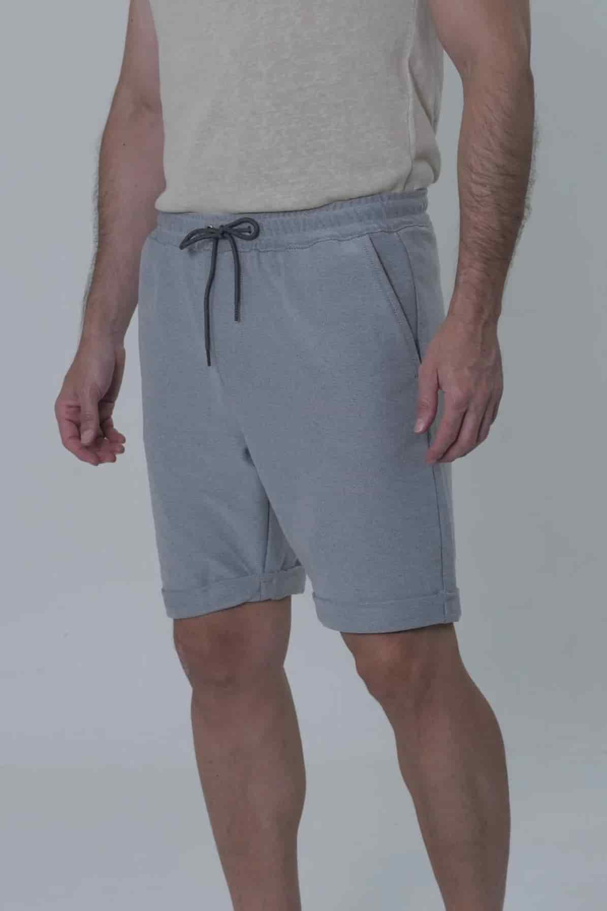 Bermuda Burda Js  Hombre Gris Jaspe - miniatura 2