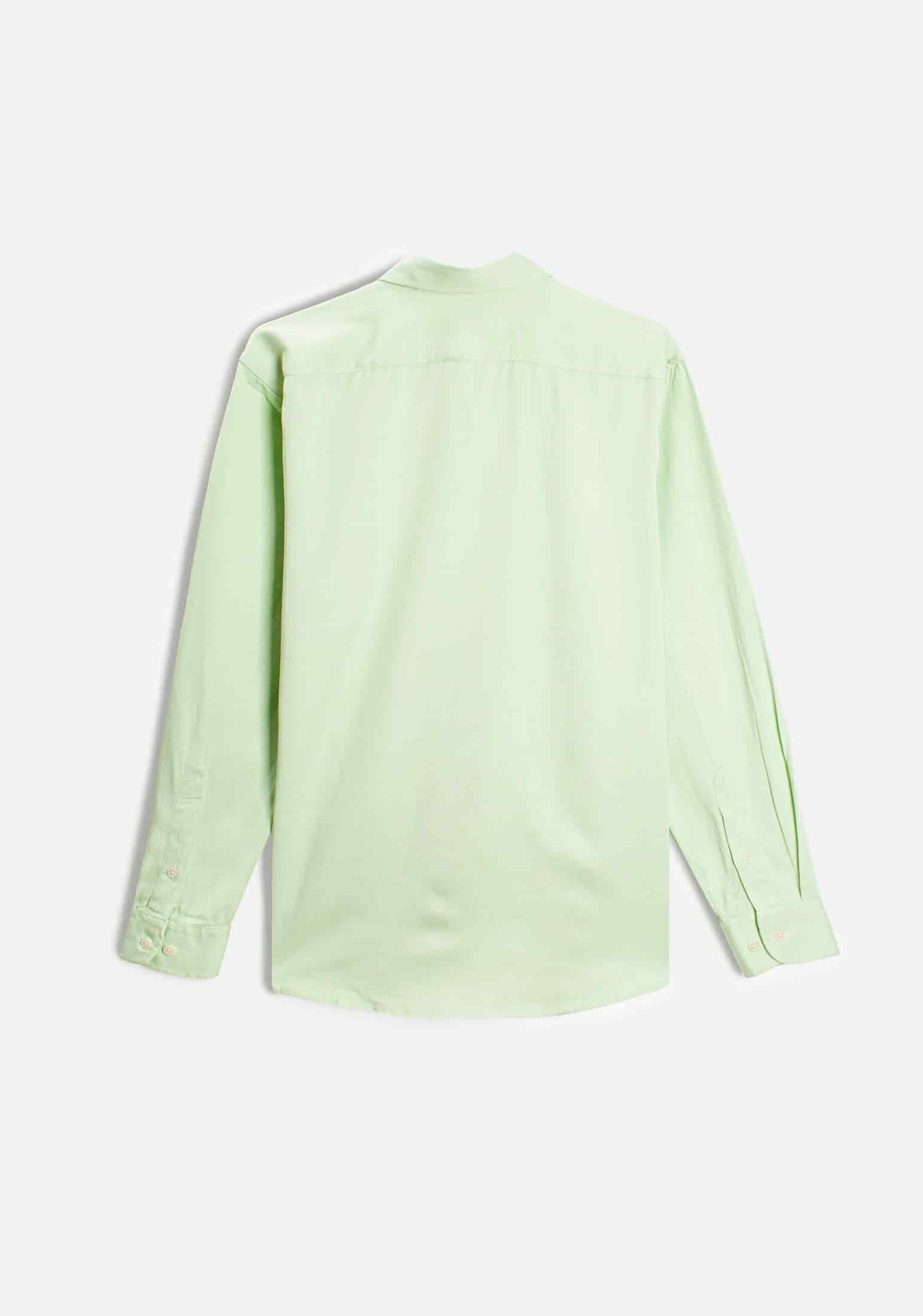 Camisa H CF Hamilton Tencel Verde Claro - miniatura 5