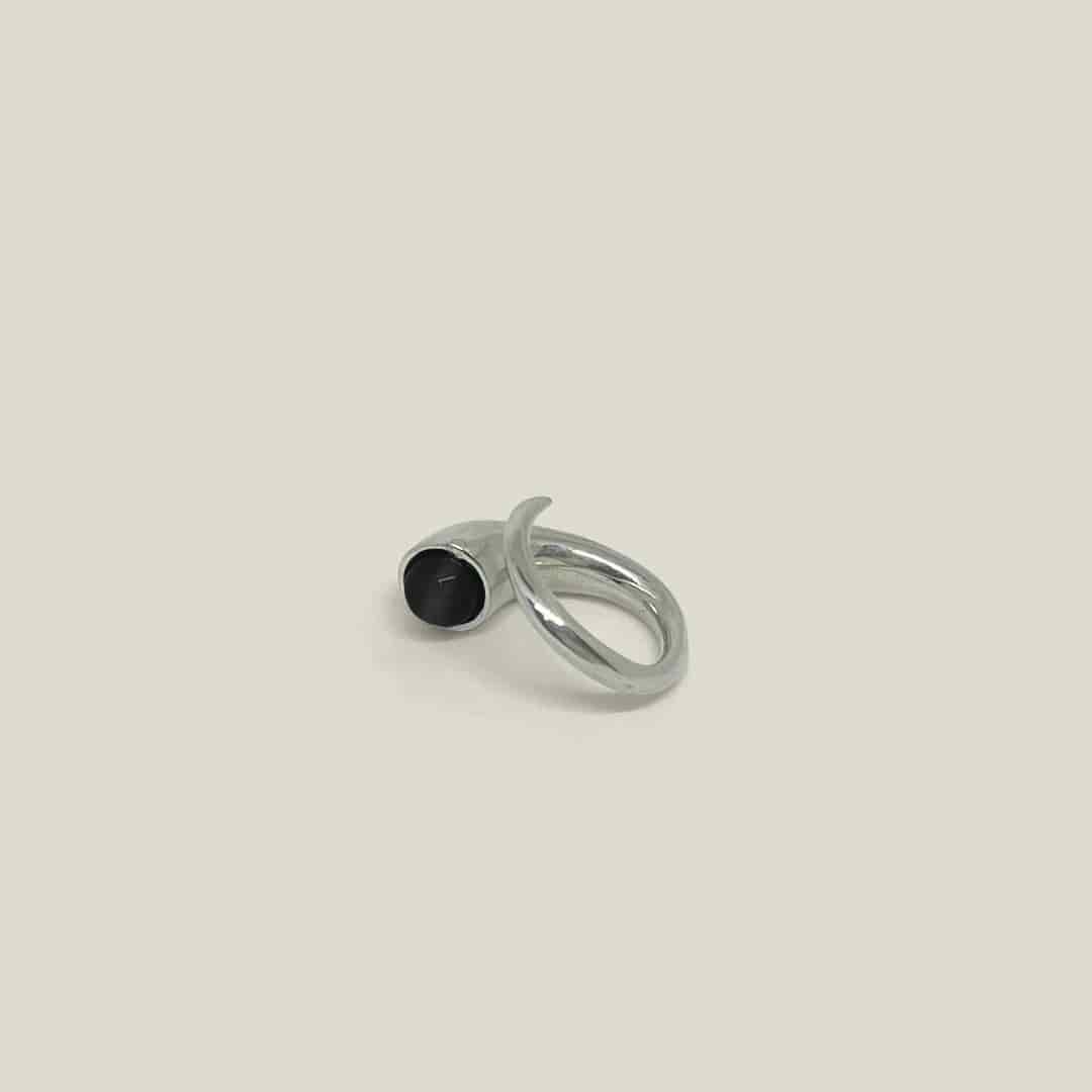 Mini Dum Pinky Ring Silver - miniatura 7