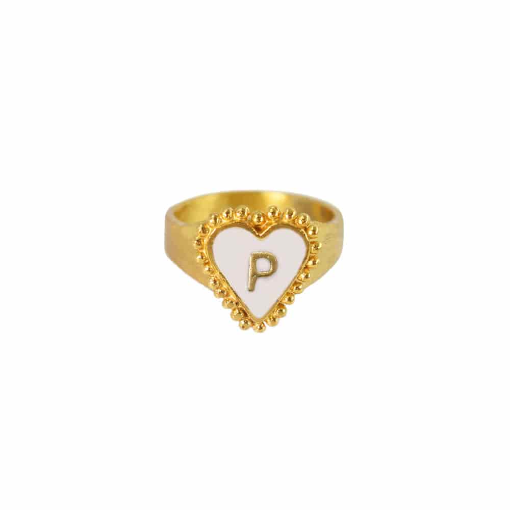 PreOrder Anillo Letra Heart - miniatura 9