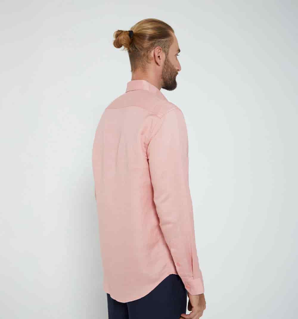 Camisa para hombre de lino - miniatura 10