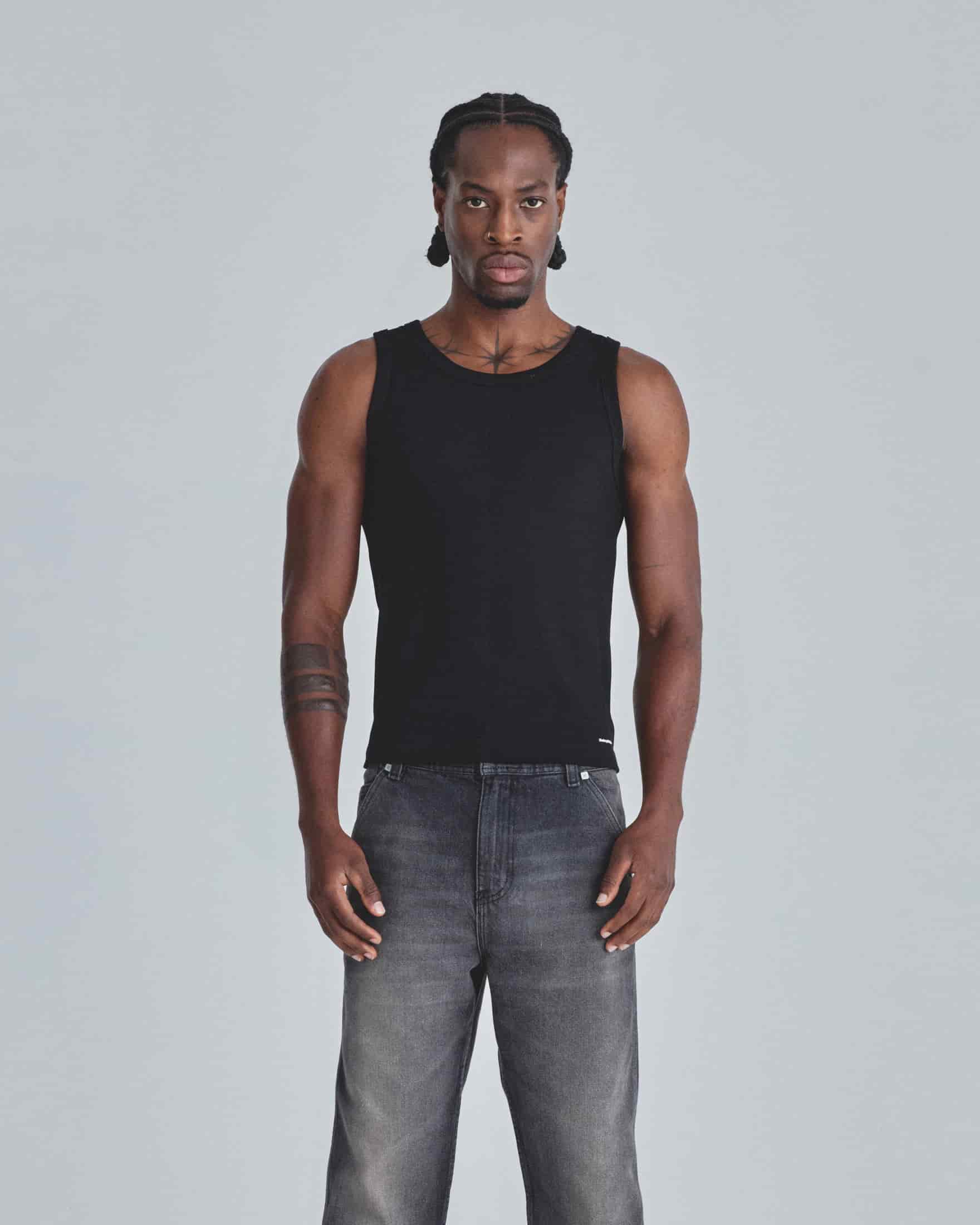 Line Undergold Studio Tank Top Black - miniatura 2