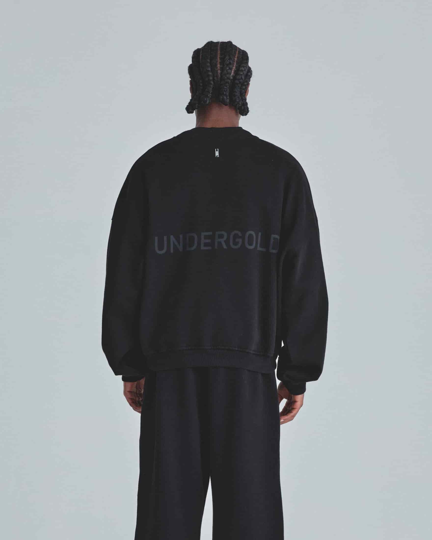 Line Basic Boxy Fit Crewneck Black - miniatura 7