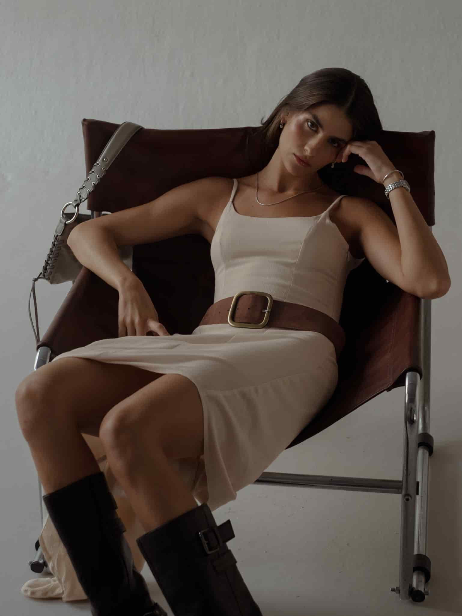 THE MINIMAL DRESS - NATURAL - miniatura 2