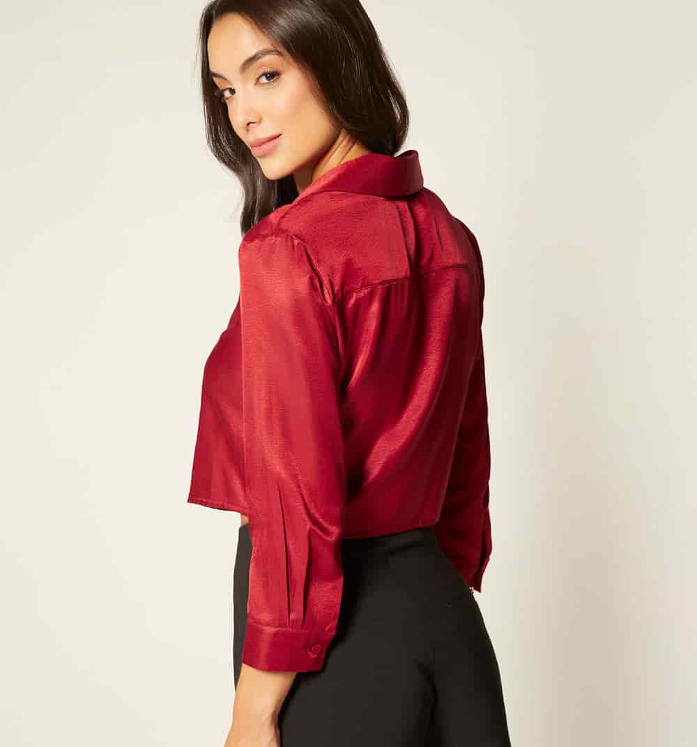 Blusa camisera boxy - miniatura 13
