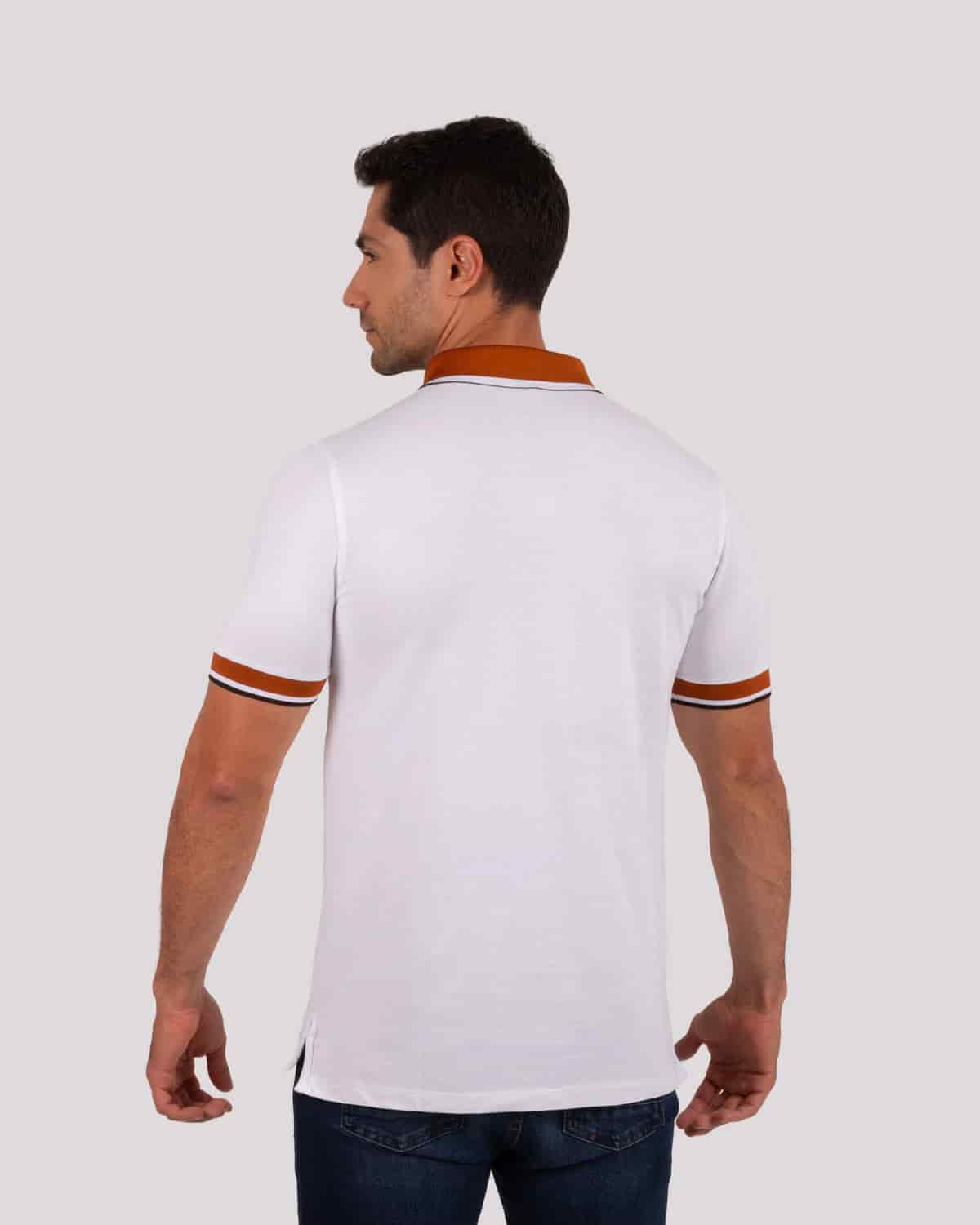 Polo blanca para hombre - miniatura 3