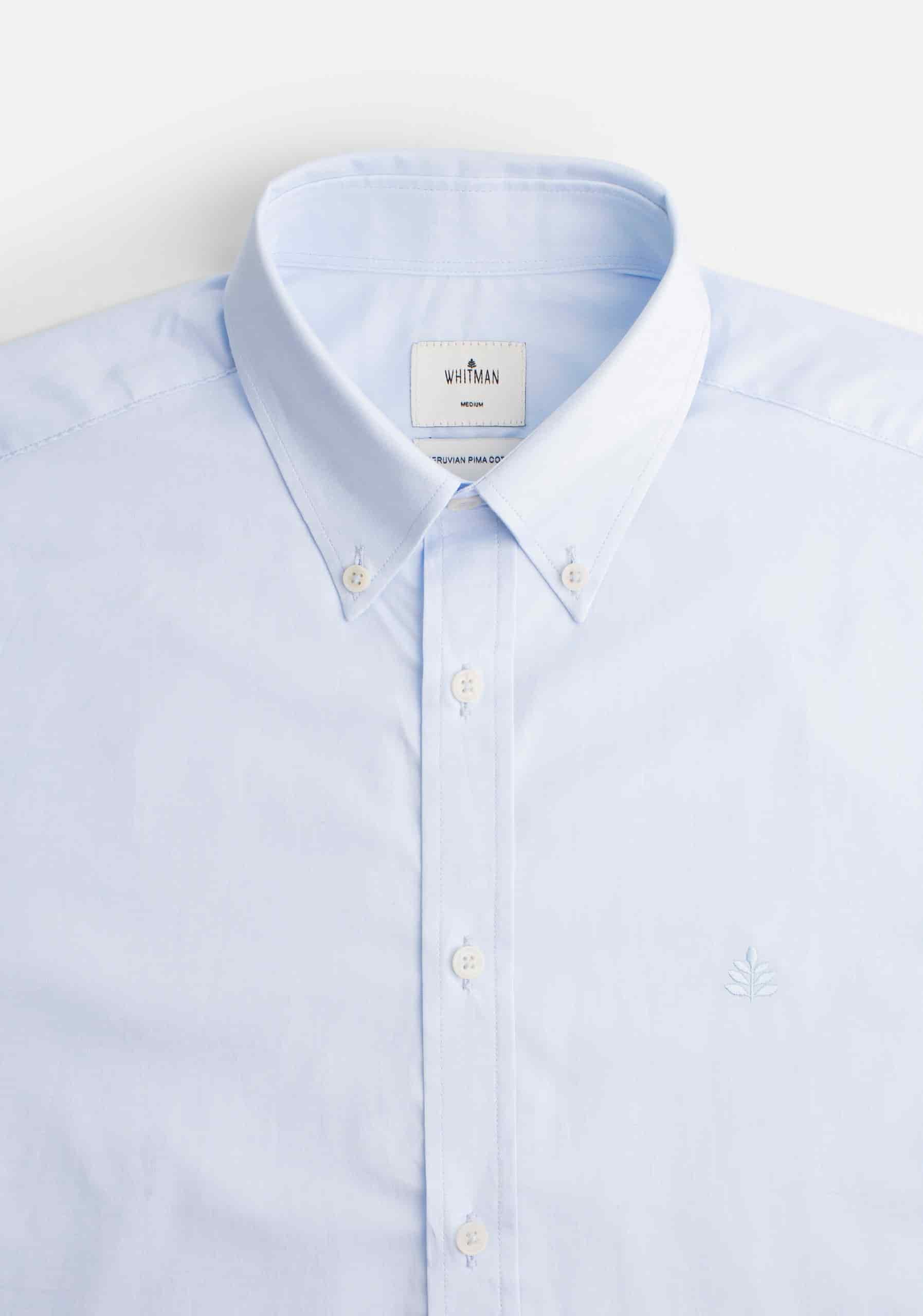 Camisa H CBD Unicolor L-Atn Azul Claro - miniatura 2