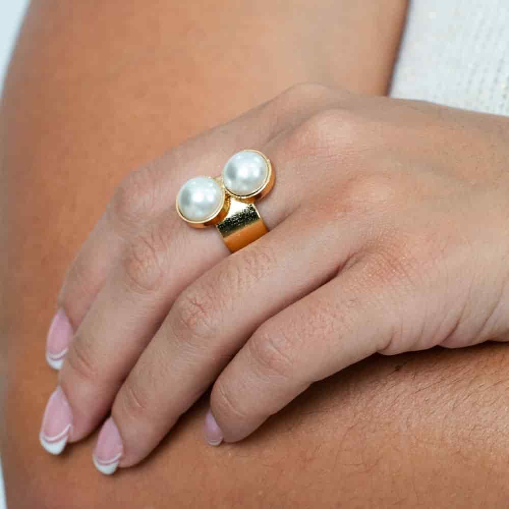 Anillo Pulso Dorado - miniatura 2