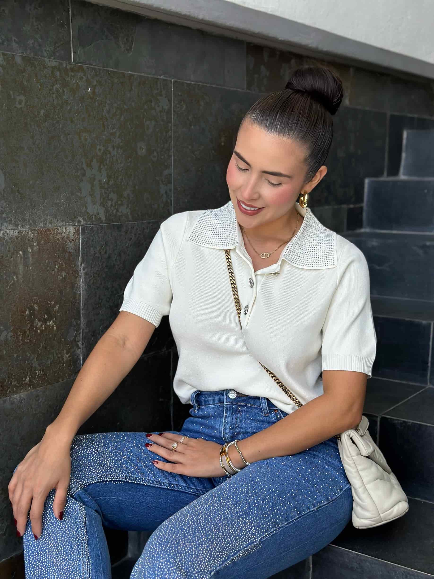 CAMISA CELINE BEIGE - miniatura 2