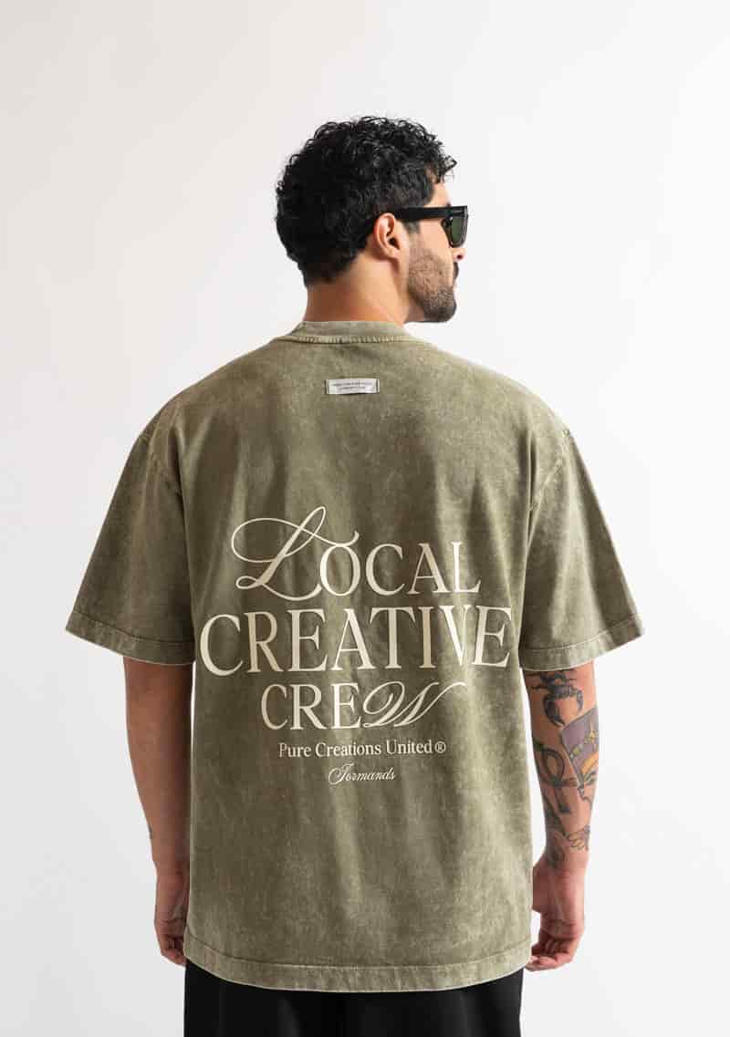 Local Creative Crew Green T-shirt - miniatura 3