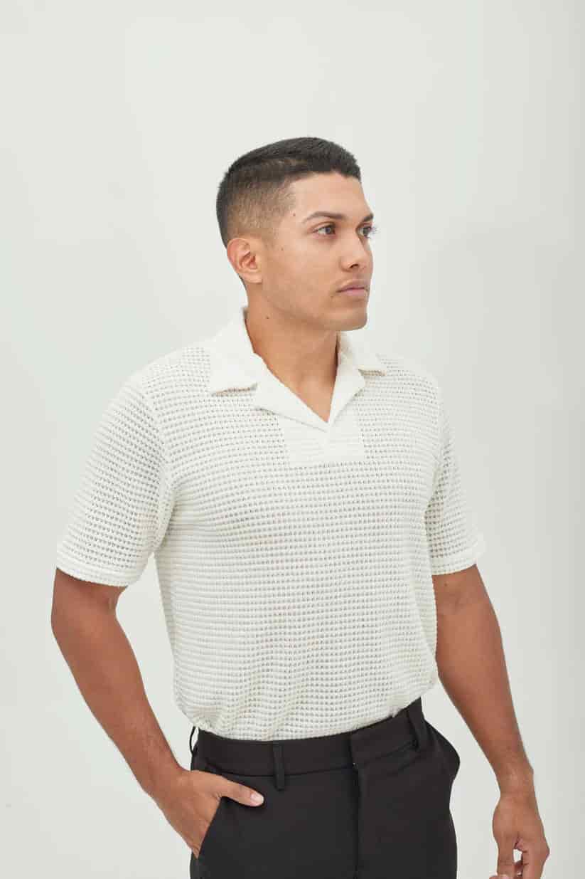 Polo knit Marfil - miniatura 1
